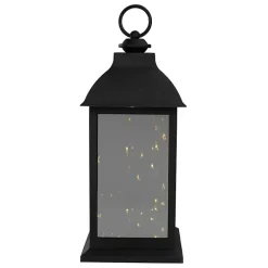 Best Kirklands Home LED Flickering Fairy Lights Lantern, 12 in. Black