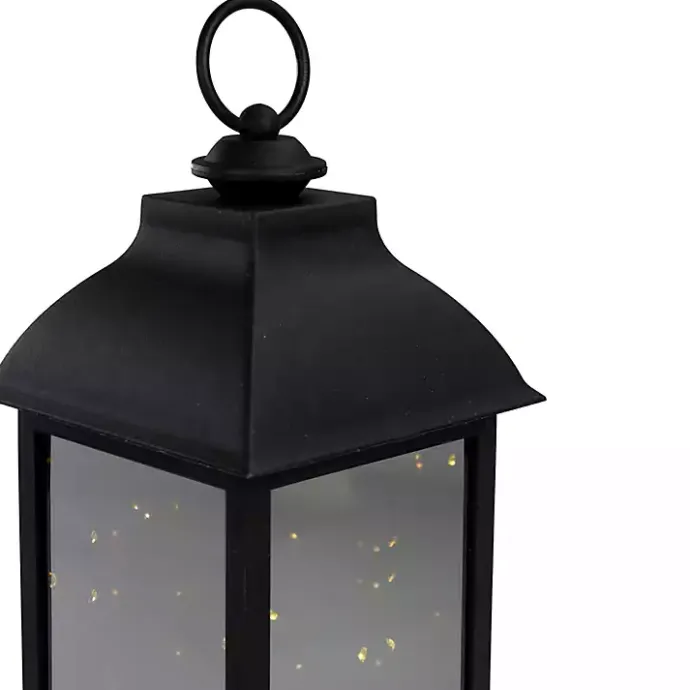 Best Kirklands Home LED Flickering Fairy Lights Lantern, 12 in. Black