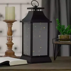 Sale Kirklands Home LED Flickering Fairy Lights Lantern, 16 in. Black