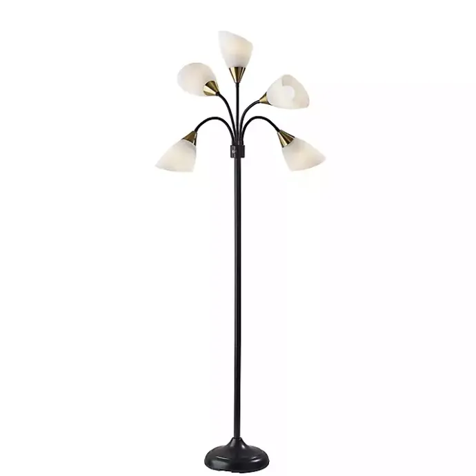 Online Kirklands Home Black 5-Light Adjustable Tree Floor Lamp