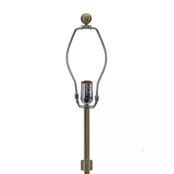 New Kirklands Home Black Marble and Gold Metal Buffet Lamp