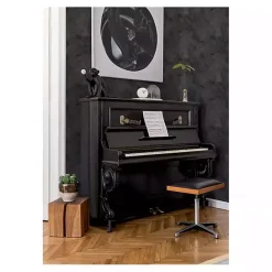 Kirklands Home Marble Peel & Stick Wallpaper Black