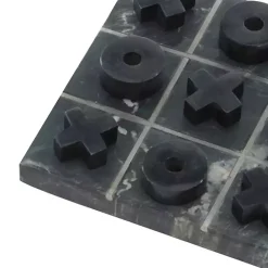 Clearance Kirklands Home Marble Tic Tac Toe Board Black