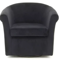 Best Kirklands Home Marley Swivel Accent Chair Black
