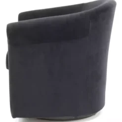 Best Kirklands Home Marley Swivel Accent Chair Black