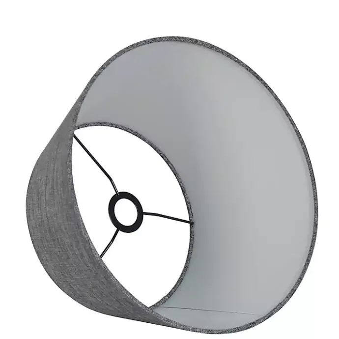 Discount Kirklands Home Black Metal Adjustable Task Shade Table Lamp Gray