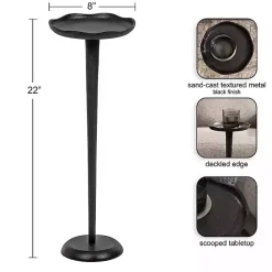 Sale Kirklands Home Metal Alicia Accent Table Black