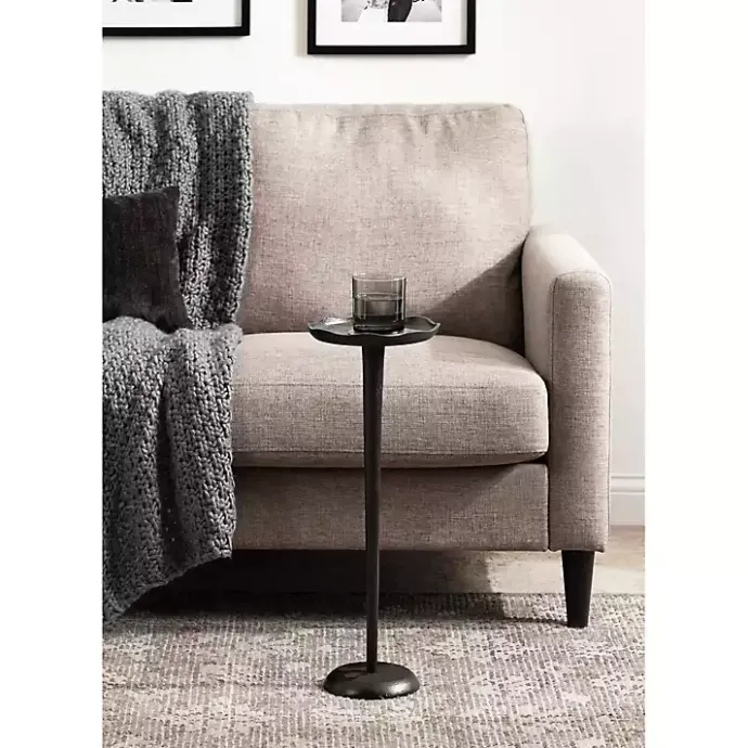 Sale Kirklands Home Metal Alicia Accent Table Black
