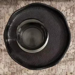 Sale Kirklands Home Metal Alicia Accent Table Black