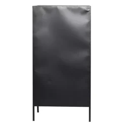 Clearance Kirklands Home Black Metal and Brown Wood Standing Wine Rack