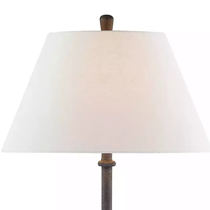 Sale Kirklands Home Black Metal Antique Randy Floor Lamp White