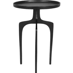 Sale Kirklands Home Metal Arched Legs Side Table Black