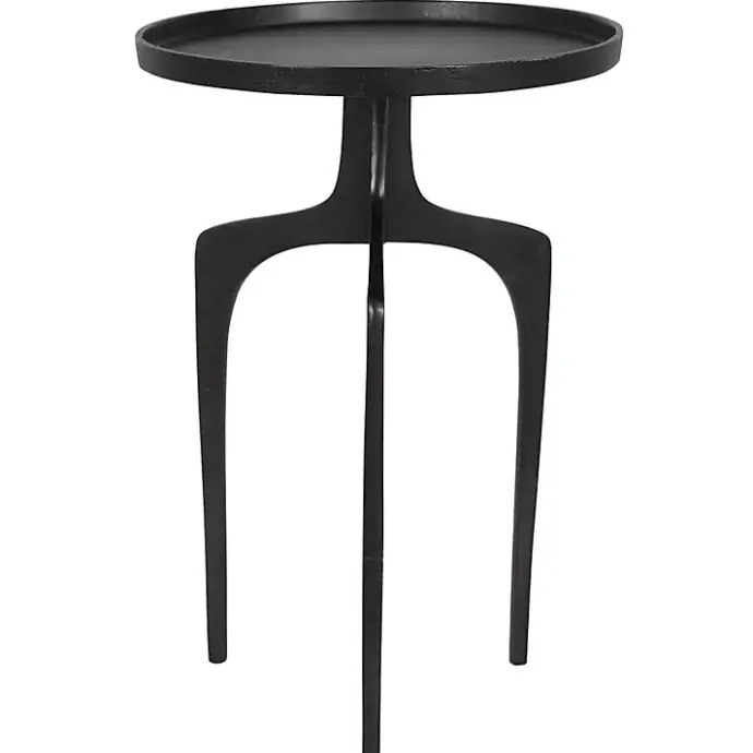 Sale Kirklands Home Metal Arched Legs Side Table Black