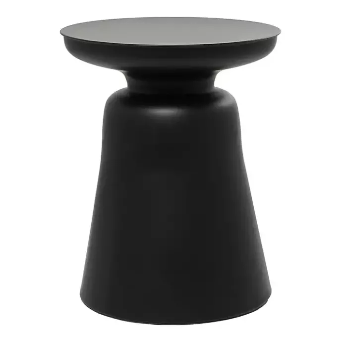 Hot Kirklands Home Metal Bell Shaped Accent Table Black