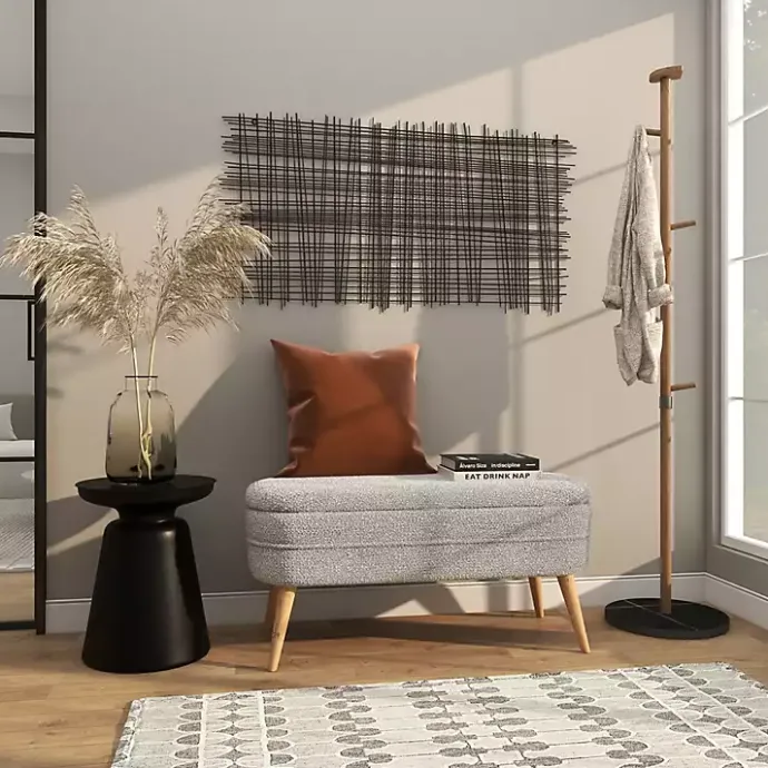 Hot Kirklands Home Metal Bell Shaped Accent Table Black