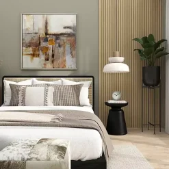 Hot Kirklands Home Metal Bell Shaped Accent Table Black