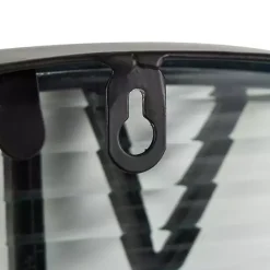 Discount Kirklands Home Black Metal Clear Glass Wall Clock