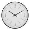 New Kirklands Home Black Metal Contemporary Wall Clock