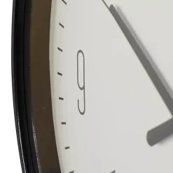 New Kirklands Home Black Metal Contemporary Wall Clock