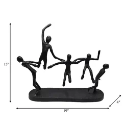 Outlet Kirklands Home Metal Contortionist Statue Black