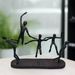 Outlet Kirklands Home Metal Contortionist Statue Black