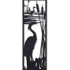 Best Kirklands Home Metal Egrets I Wall Plaque Black