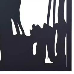 Best Kirklands Home Metal Egrets I Wall Plaque Black