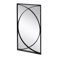 Sale Kirklands Home Black Metal Geometric Wall Mirrors, Set of 3