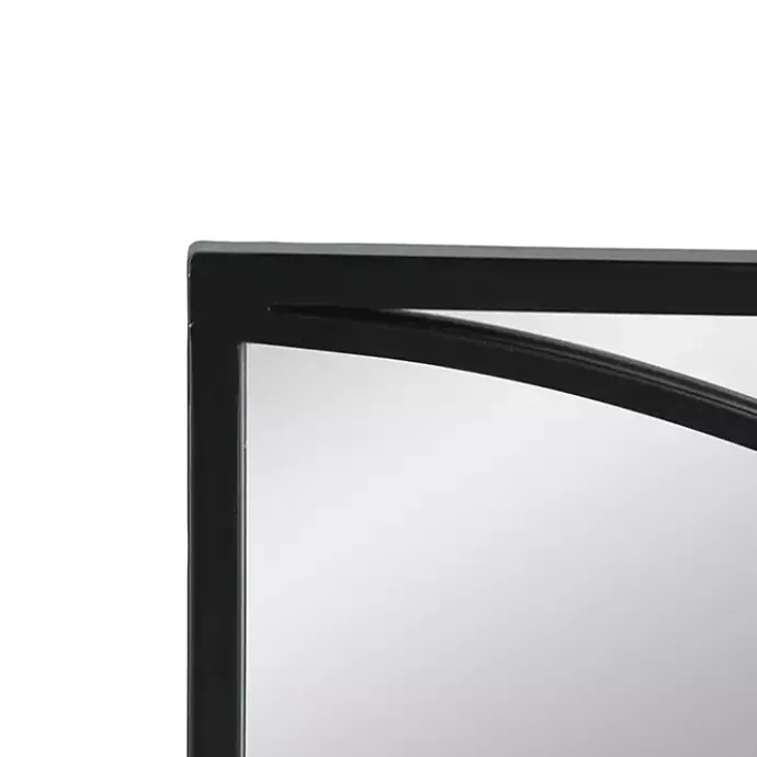 Sale Kirklands Home Black Metal Geometric Wall Mirrors, Set of 3