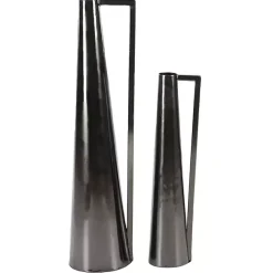Discount Kirklands Home Metal Glam Vases, Set of 2 Black