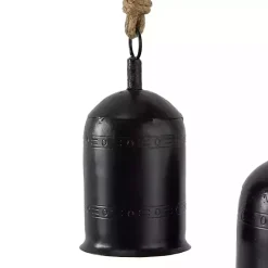 Outlet Kirklands Home Metal Hanging Bells, Set of 3 Black