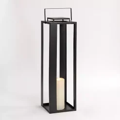 Online Kirklands Home Metal Harlow Lantern, 30 in. Black