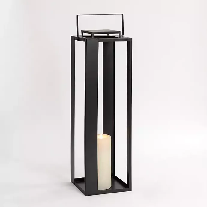 Online Kirklands Home Metal Harlow Lantern, 30 in. Black