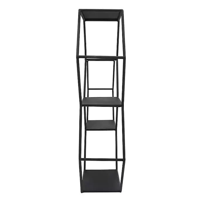 Best Kirklands Home Black Metal Hexagon Wall Shelf
