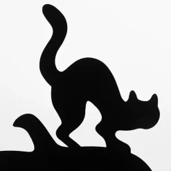 New Kirklands Home Metal Jack O Lantern Halloween Yard Stake Black