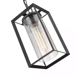 Sale Kirklands Home Metal Lantern Pendant Light Black