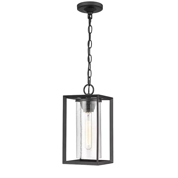 Sale Kirklands Home Metal Lantern Pendant Light Black