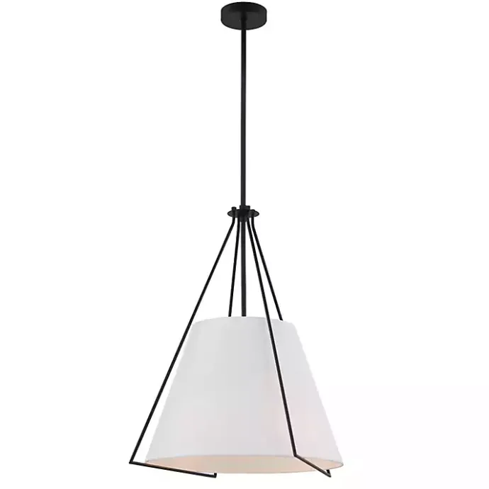 Outlet Kirklands Home Black Metal Madeline Pendant Light
