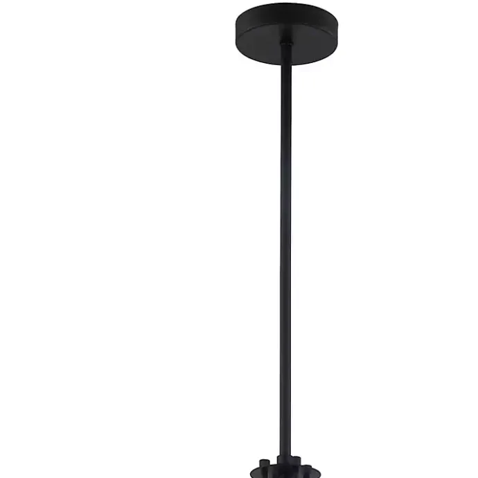 Outlet Kirklands Home Black Metal Madeline Pendant Light
