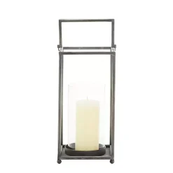 Hot Kirklands Home Metal Modern Lantern Black