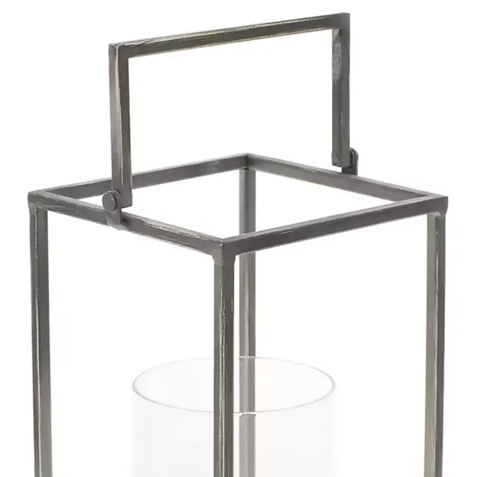 Hot Kirklands Home Metal Modern Lantern Black
