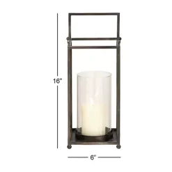 Hot Kirklands Home Metal Modern Lantern Black