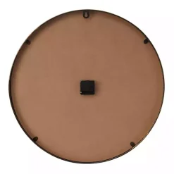 Clearance Kirklands Home Black Metal Modern Thomas Wall Clock