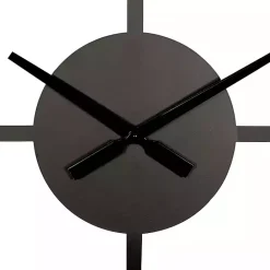 Best Kirklands Home Black Metal Open Frame Wall Clock