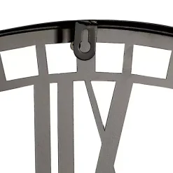 Best Kirklands Home Black Metal Open Frame Wall Clock