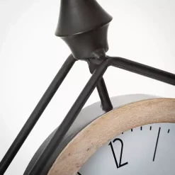 Sale Kirklands Home Black Metal Pentagon Frame Tabletop Clock