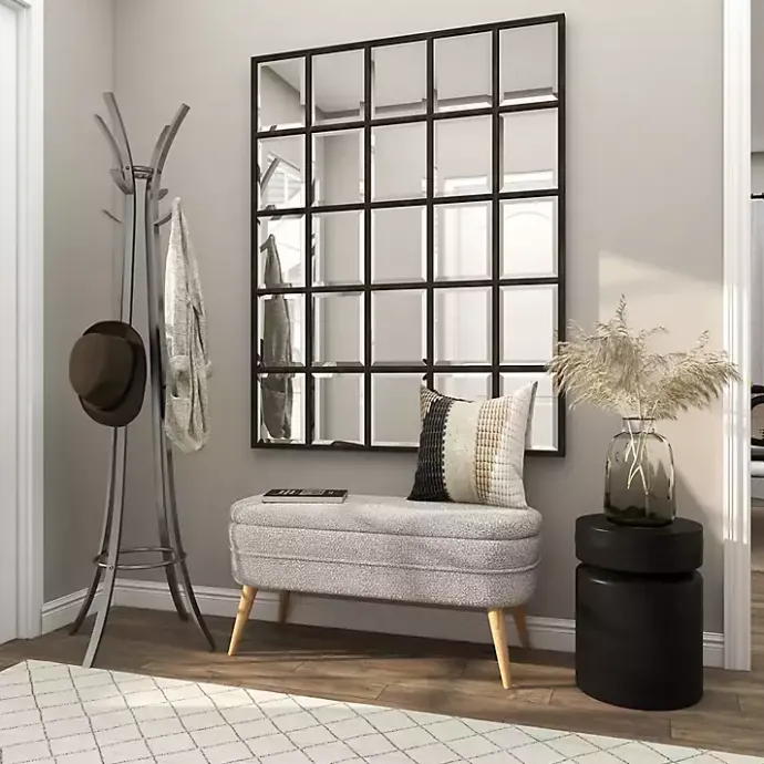 Clearance Kirklands Home Metal Round Drum Accent Table Black