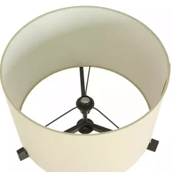 Hot Kirklands Home Black Metal Tri-Arm Floor Lamp Tan