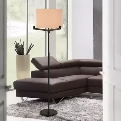 Hot Kirklands Home Black Metal Tri-Arm Floor Lamp Tan