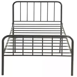Online Kirklands Home Metal Twin Bed in a Box Black